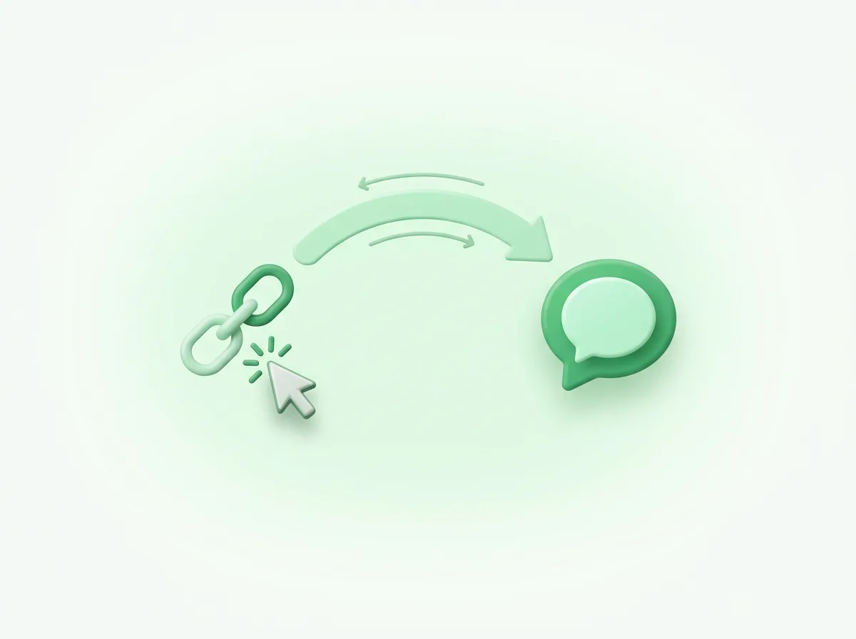 Como criar uma URL de click-to-chat do WhatsApp (e transformar cliques em conversas de equipe)