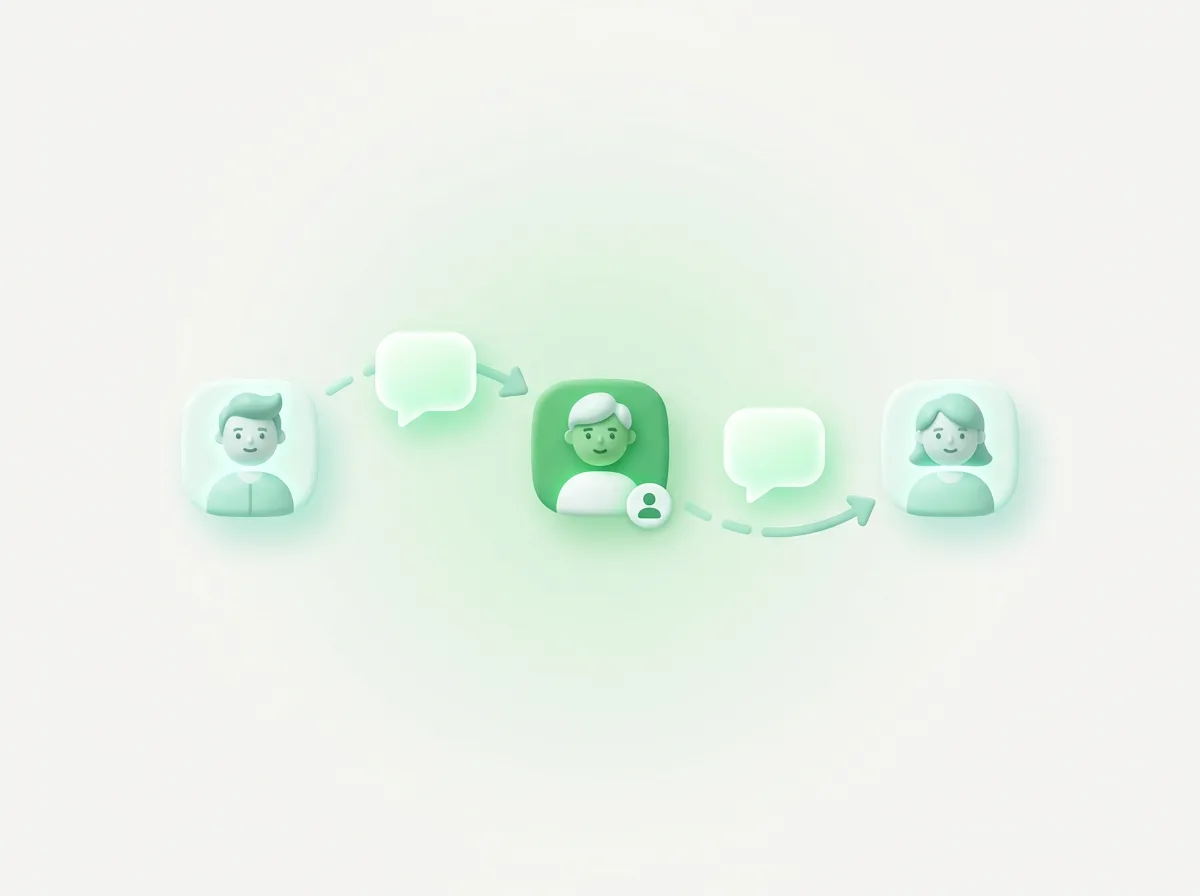 Múltiplos agentes no WhatsApp: como o trabalho realmente passa entre pessoas em um único número