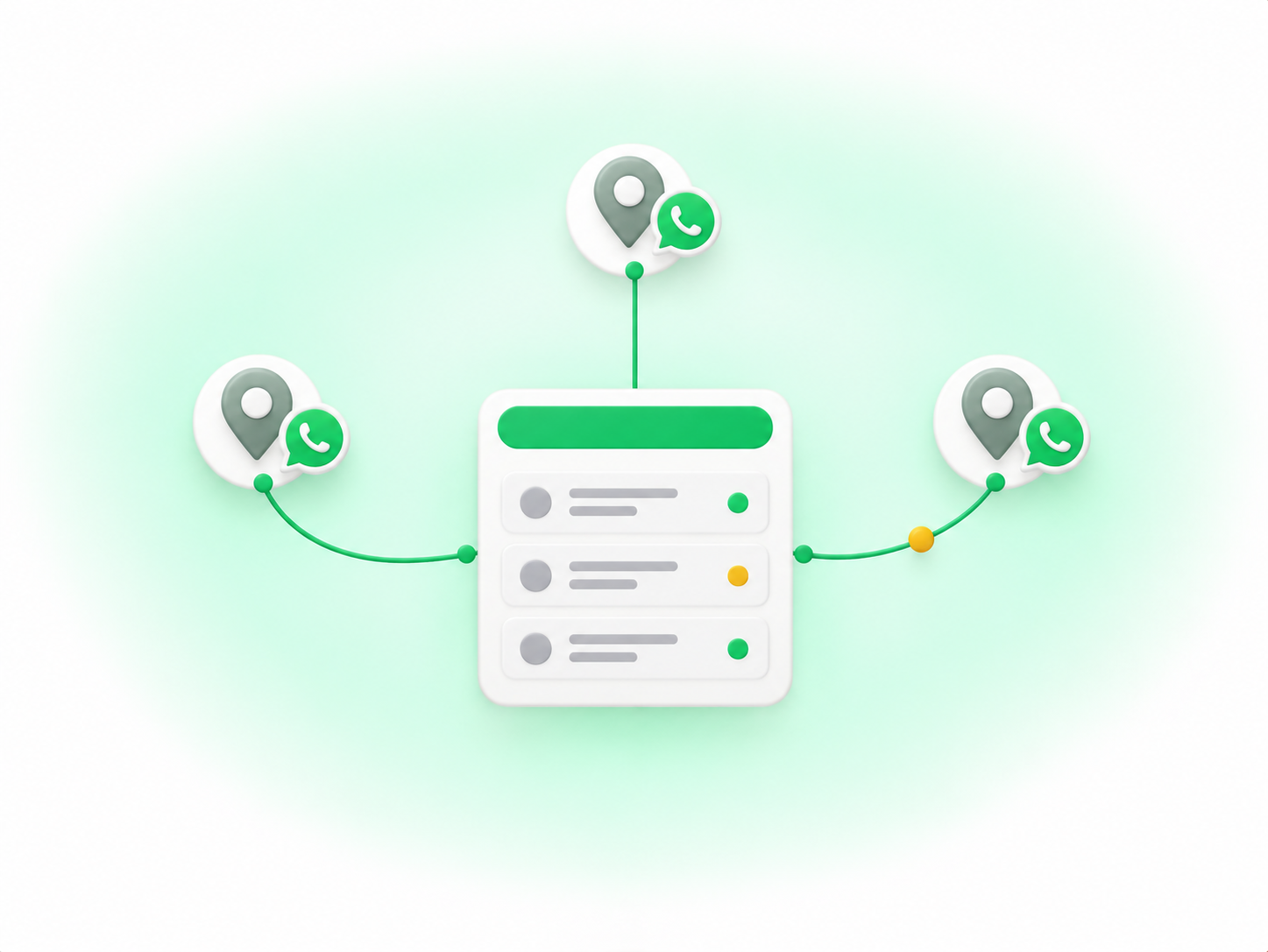 WhatsApp for multi-location businesses: one number per branch, one workspace