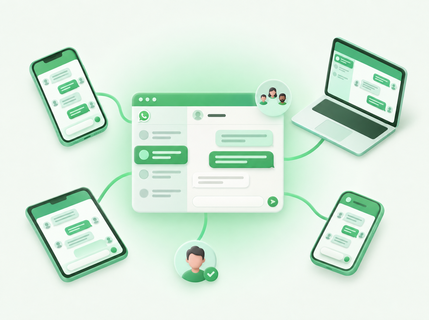 Bir WhatsApp numarasında ücretsiz birden fazla kişi: gerçekten işe yarayan ne?